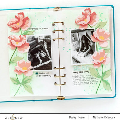 Craft-A-Flower: Poppy Layering Die Set & Gradient Cardstock Bundle