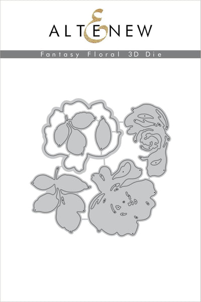 Altenew Die & Paper Bundle Summer Afternoon Gradient Cardstock & Fantasy Floral 3D Die Set Bundle