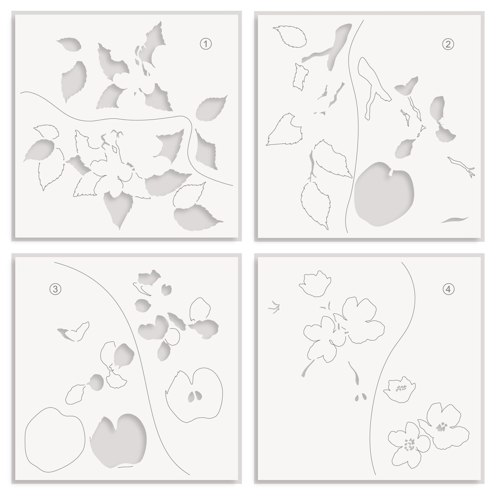 Blossoming Apple Die & Stencil & Betterpress Plate Bundle | Altenew