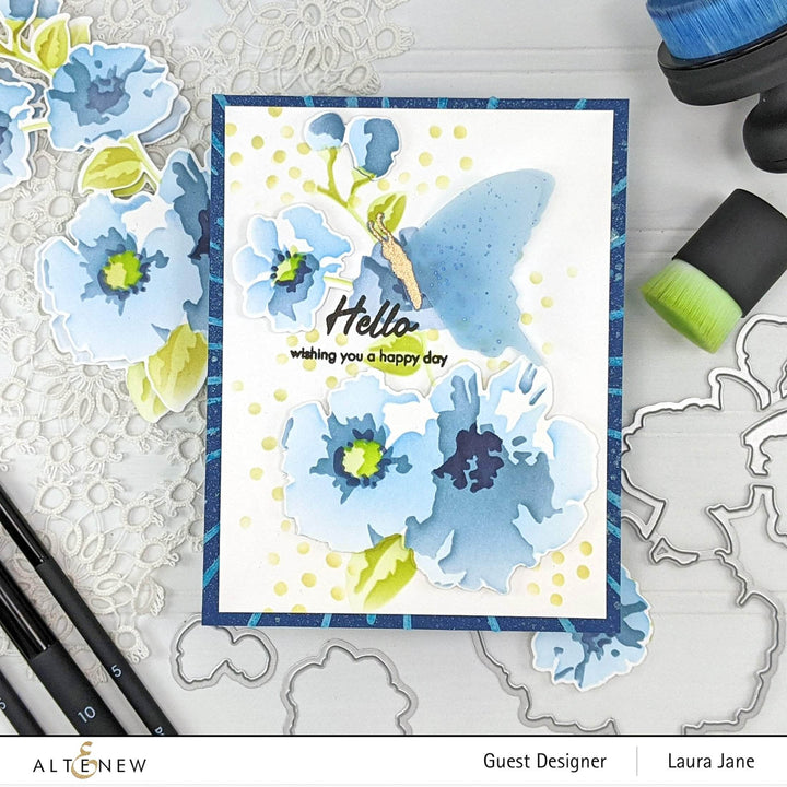 Altenew Die & Stencil Bundle Impressionist Bouquet Stencil & Die Bundle