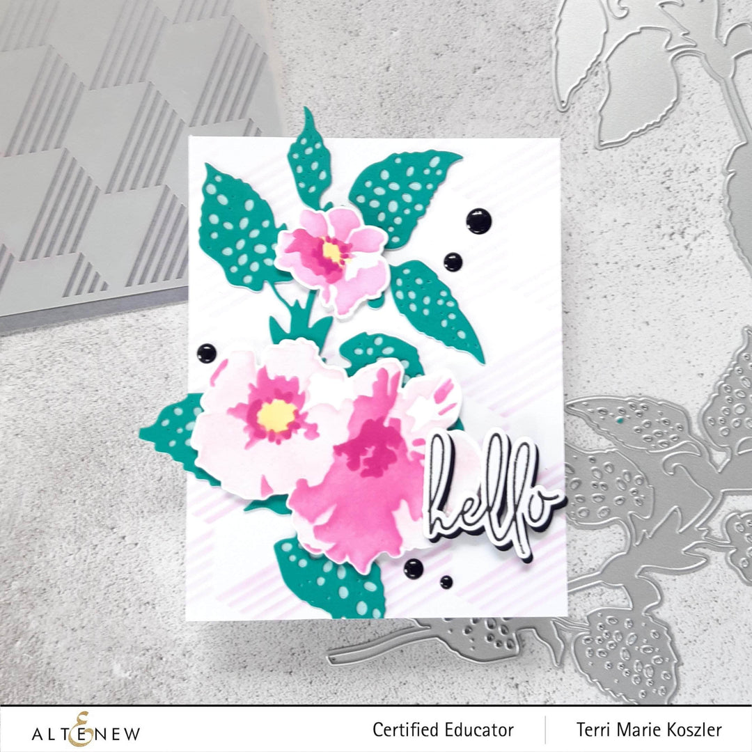 Altenew Die & Stencil Bundle Impressionist Bouquet Stencil & Die Bundle
