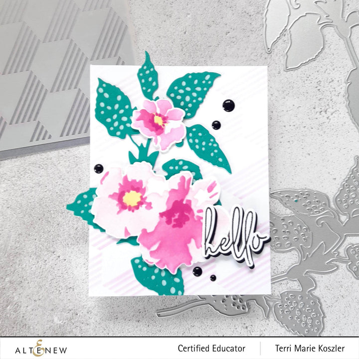 Altenew Die & Stencil Bundle Impressionist Bouquet Stencil & Die Bundle