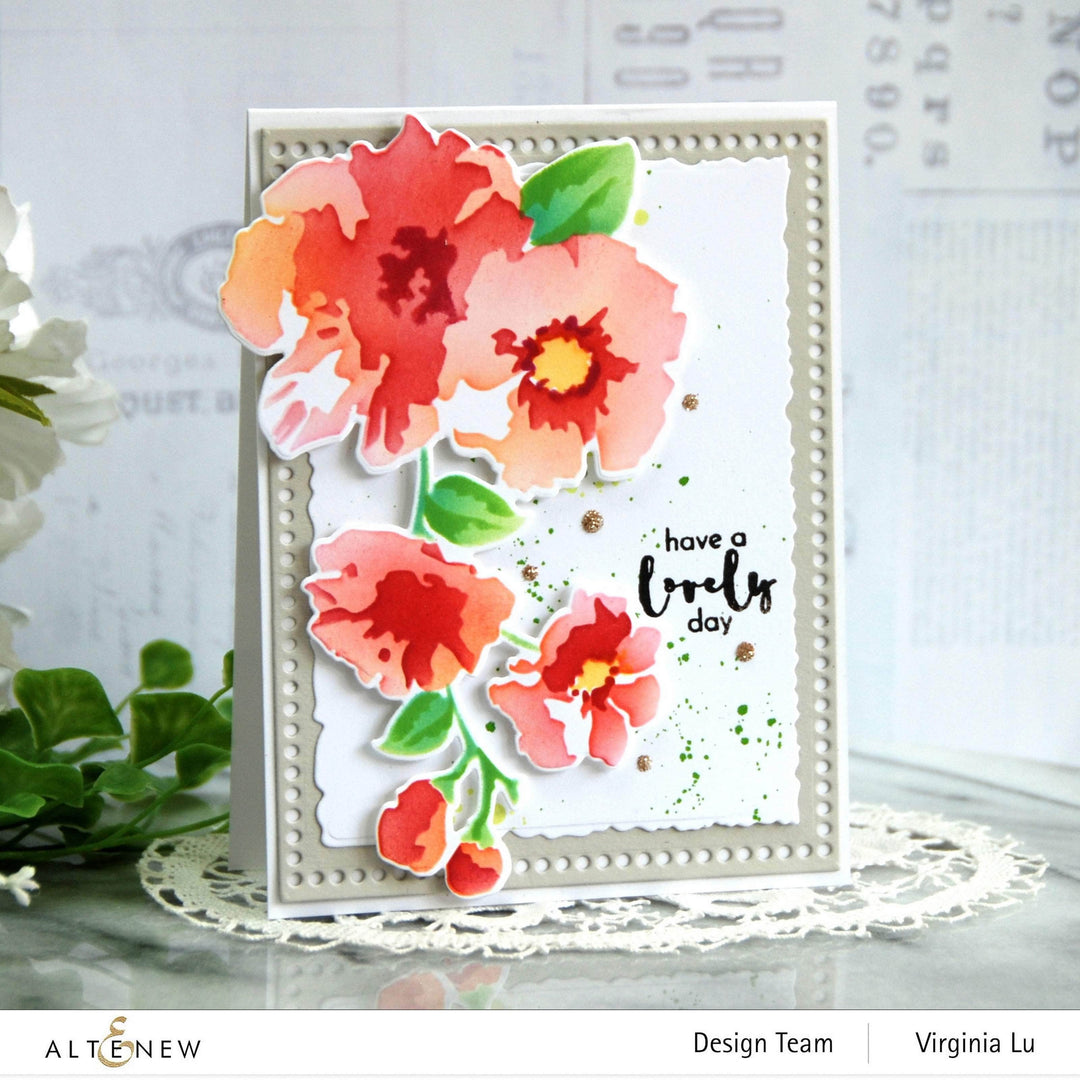 Altenew Die & Stencil Bundle Impressionist Bouquet Stencil & Die Bundle
