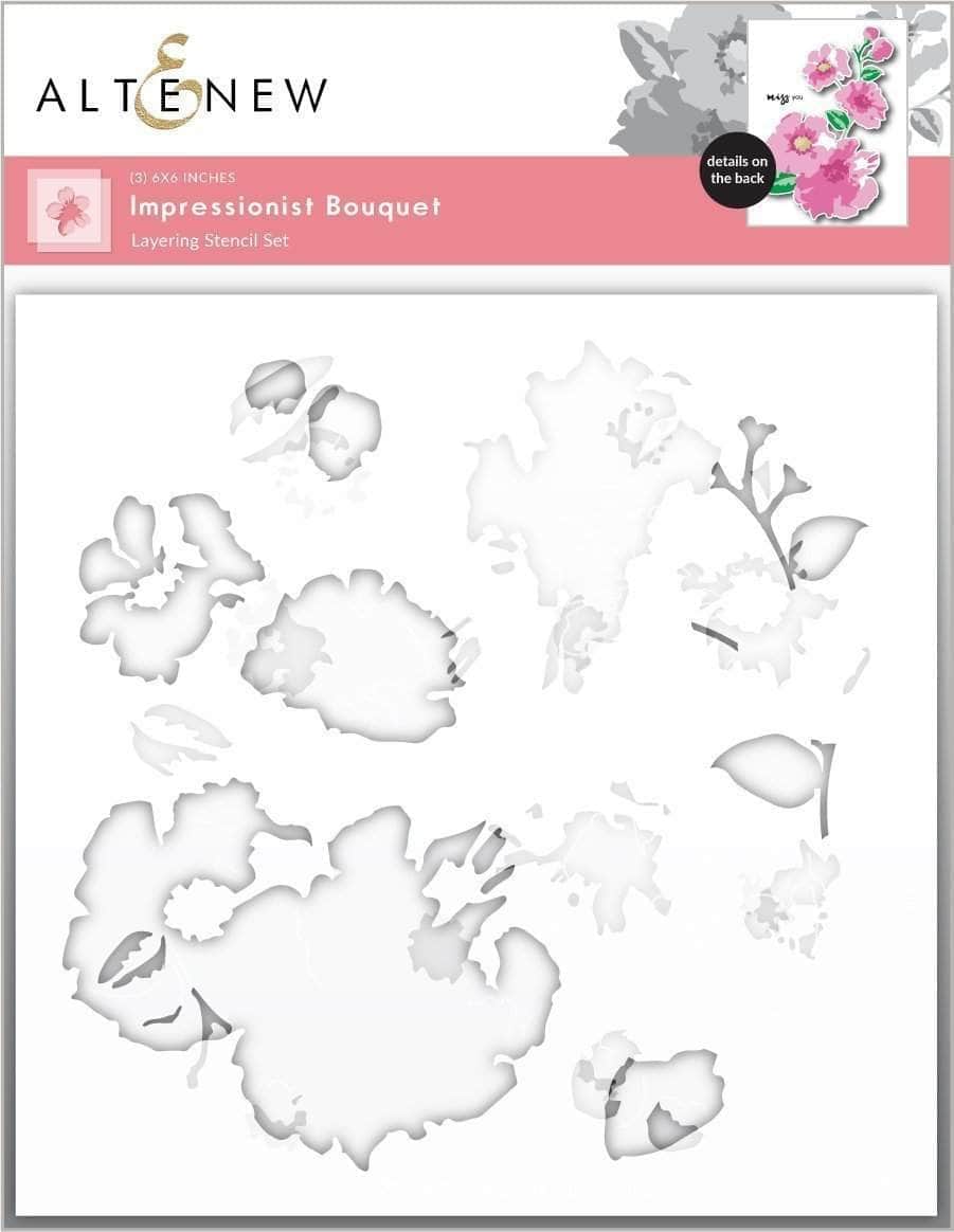 Altenew Die & Stencil Bundle Impressionist Bouquet Stencil & Die Bundle
