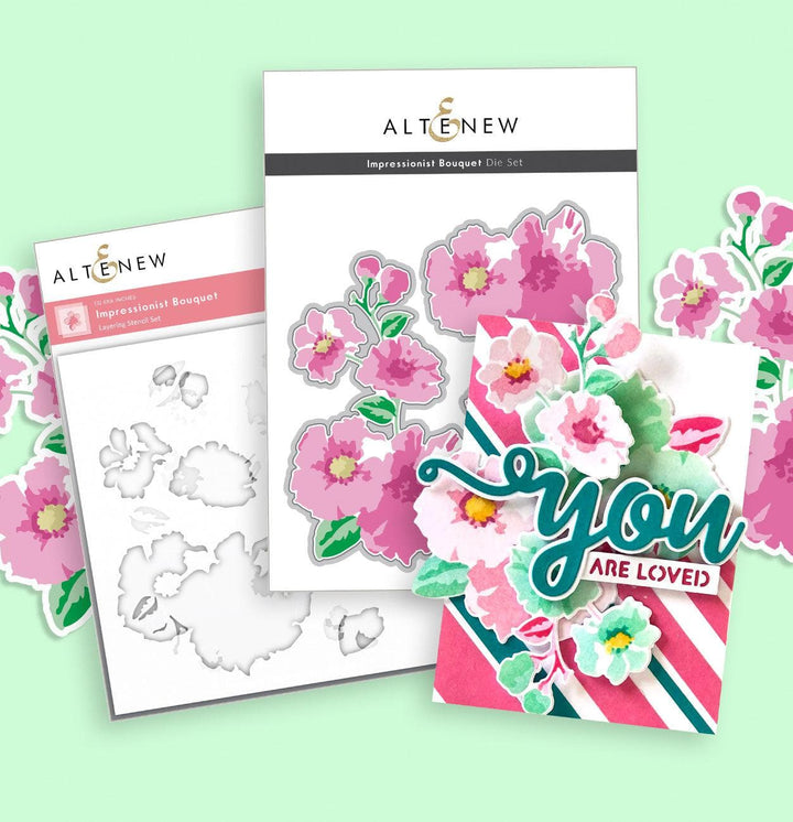 Altenew Die & Stencil Bundle Impressionist Bouquet