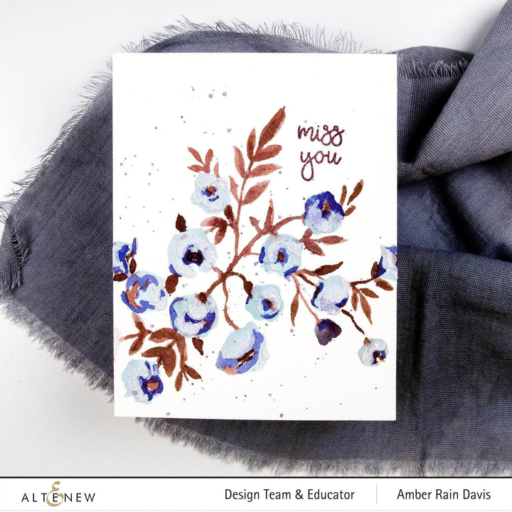 Altenew Die & Stencil Bundle Meadow Bush Layering Stencil & Die Bundle