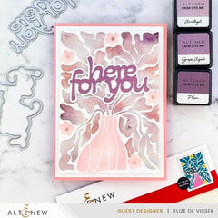 Altenew Die & Stencil Bundle Vase Art