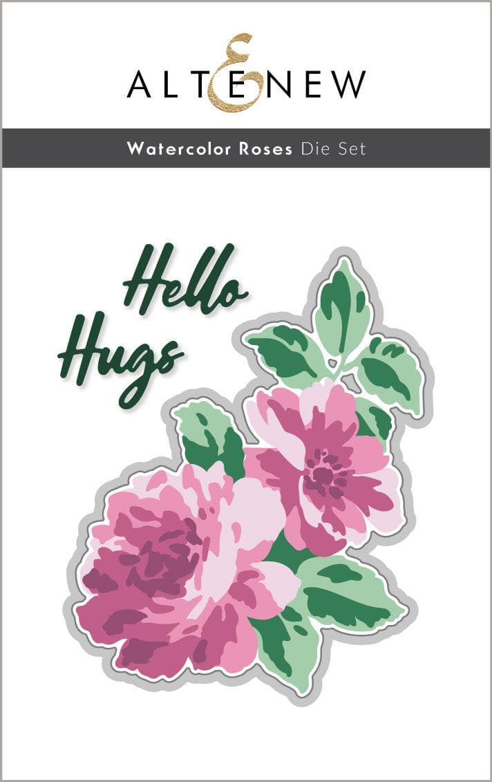 Altenew Stamp & Die Bundle Watercolor Roses