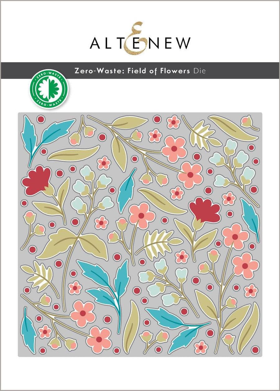 Zero-Waste Field of Flowers Die & Stencil Bundle | Altenew