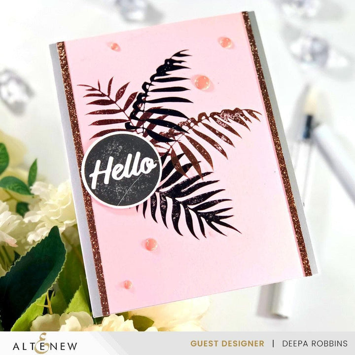 Altenew Die & Stencil & Hot Foil Plate Bundle Delicate Palms