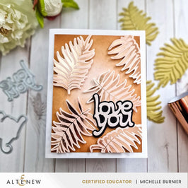 Altenew Die & Stencil & Hot Foil Plate Bundle Delicate Palms