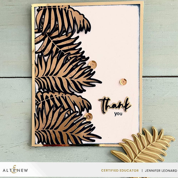 Altenew Die & Stencil & Hot Foil Plate Bundle Delicate Palms