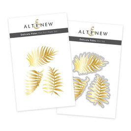 Altenew Die & Stencil & Hot Foil Plate Bundle Delicate Palms