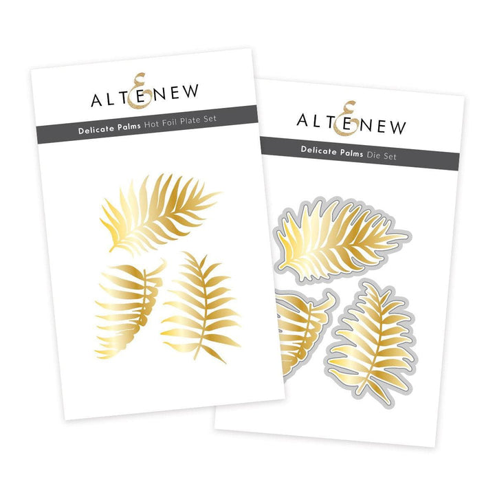 Altenew Die & Stencil & Hot Foil Plate Bundle Delicate Palms
