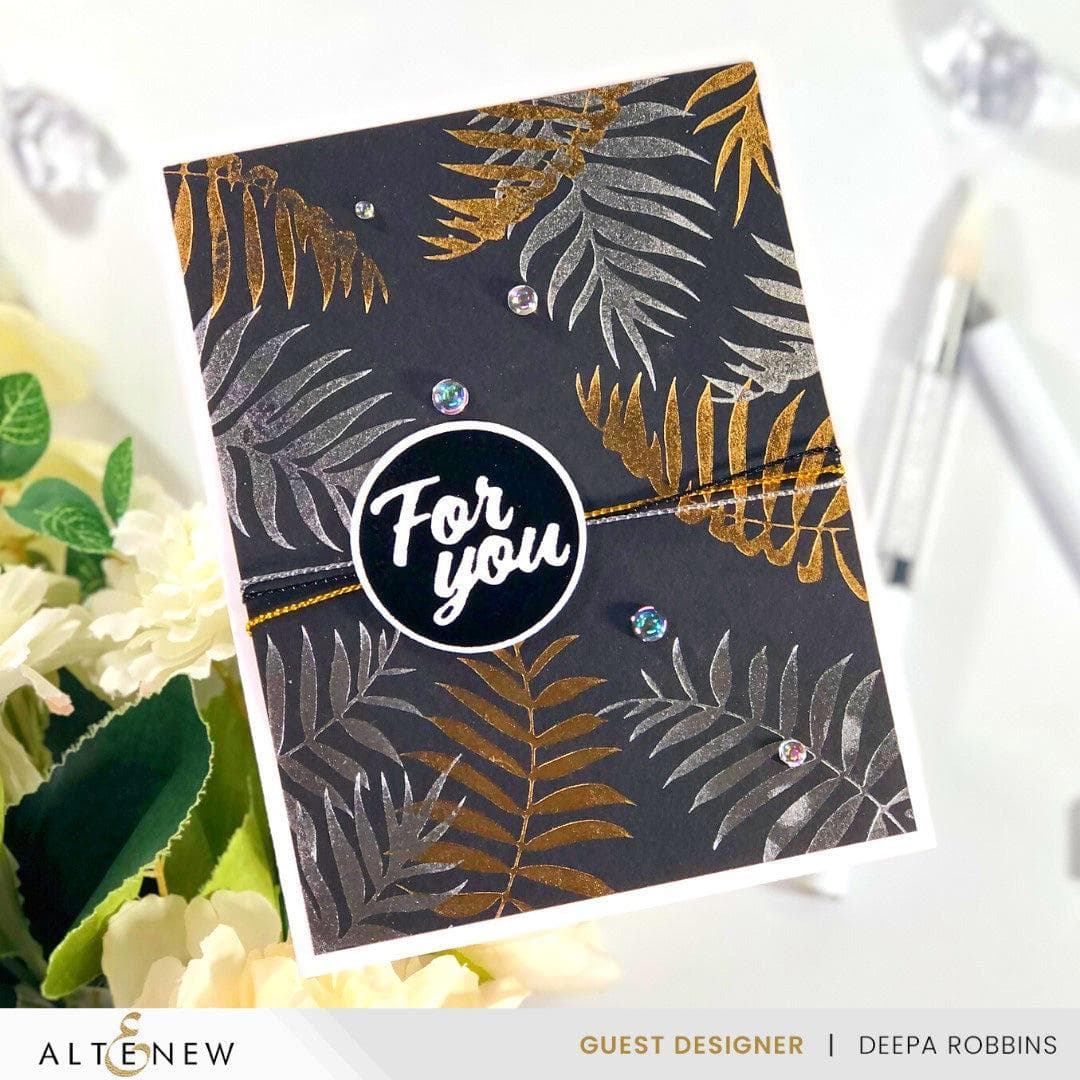 Altenew Die & Stencil & Hot Foil Plate Bundle Delicate Palms