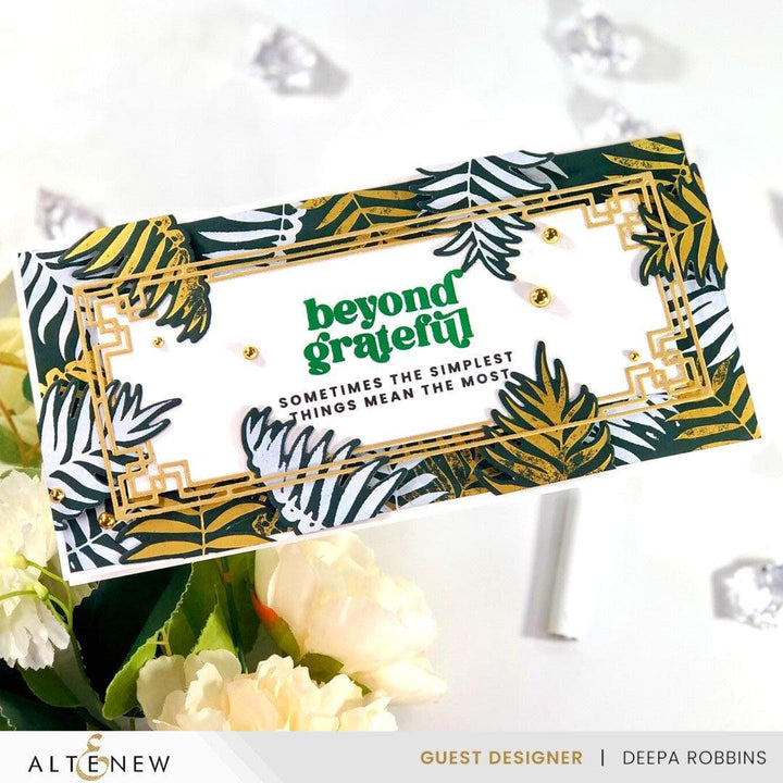 Altenew Die & Stencil & Hot Foil Plate Bundle Delicate Palms