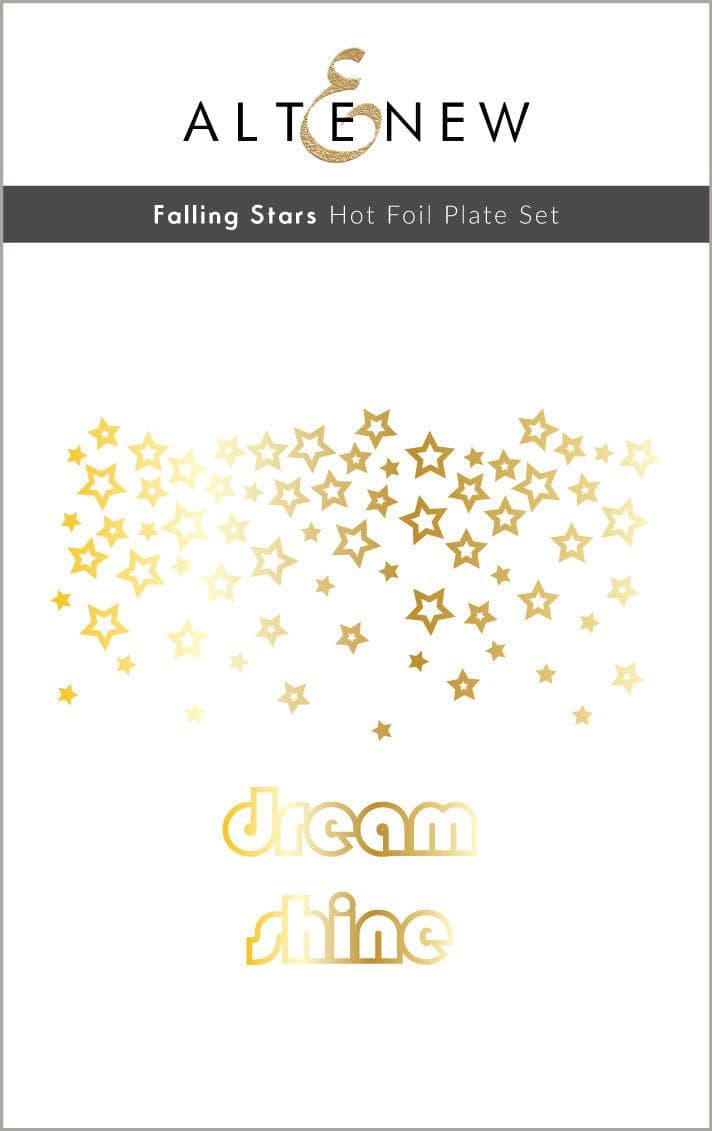 Altenew Die & Stencil & Hot Foil Plate Bundle Falling Stars