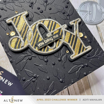 Altenew Die & Stencil & Hot Foil Plate Bundle Joy