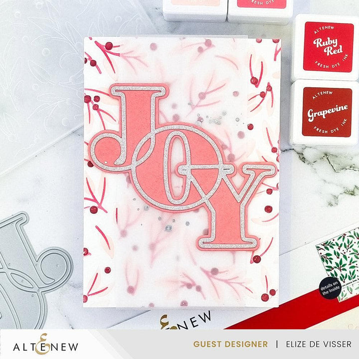 Altenew Die & Stencil & Hot Foil Plate Bundle Joy