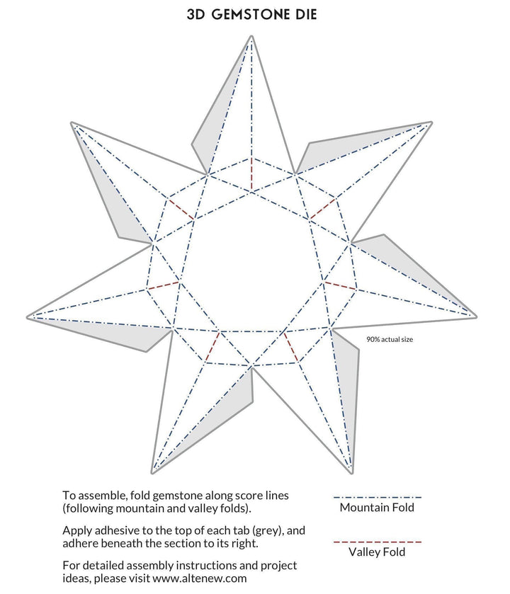 Part A-Glitz Art Craft Co.,LTD Dies 3D Gemstone Die