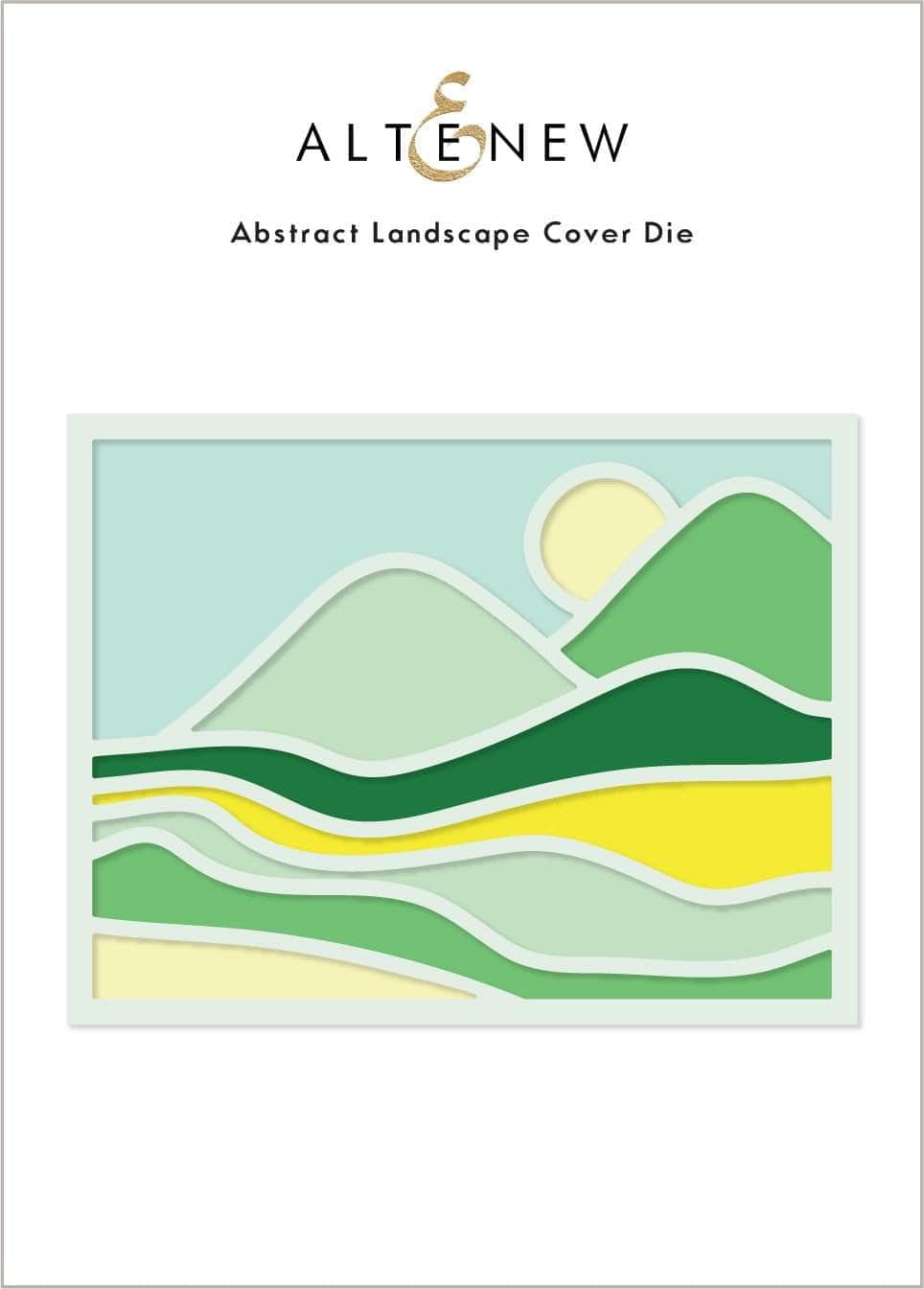 Part A-Glitz Art Craft Co.,LTD Dies Abstract Landscape Cover Die