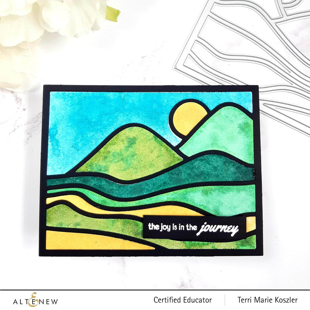 Part A-Glitz Art Craft Co.,LTD Dies Abstract Landscape Cover Die