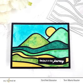 Part A-Glitz Art Craft Co.,LTD Dies Abstract Landscape Cover Die