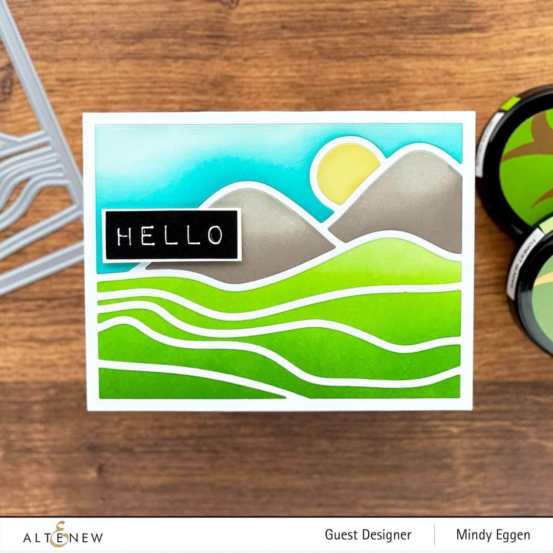 Part A-Glitz Art Craft Co.,LTD Dies Abstract Landscape Cover Die