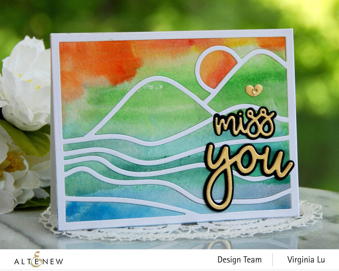 Part A-Glitz Art Craft Co.,LTD Dies Abstract Landscape Cover Die