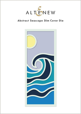 Part A-Glitz Art Craft Co.,LTD Dies Abstract Seascape Slim Cover Die