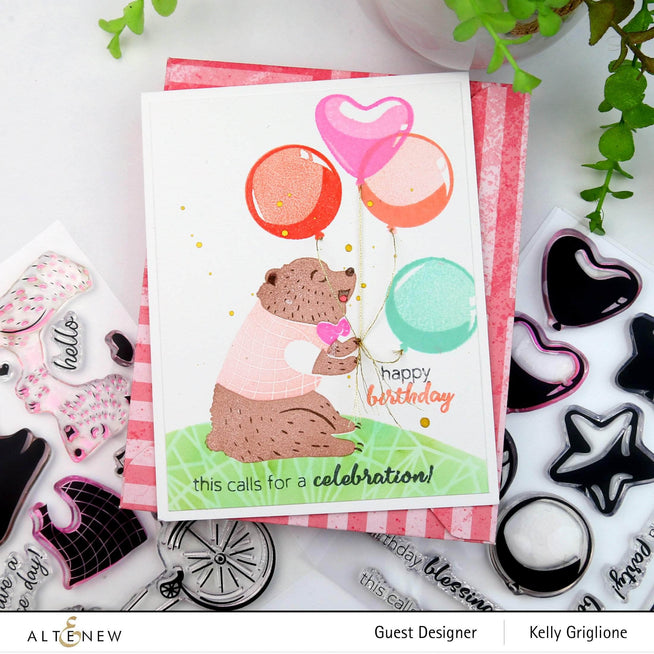 Altenew Alten Riding By Die Set featuring intricate metal dies designed for crafting and paper projects.