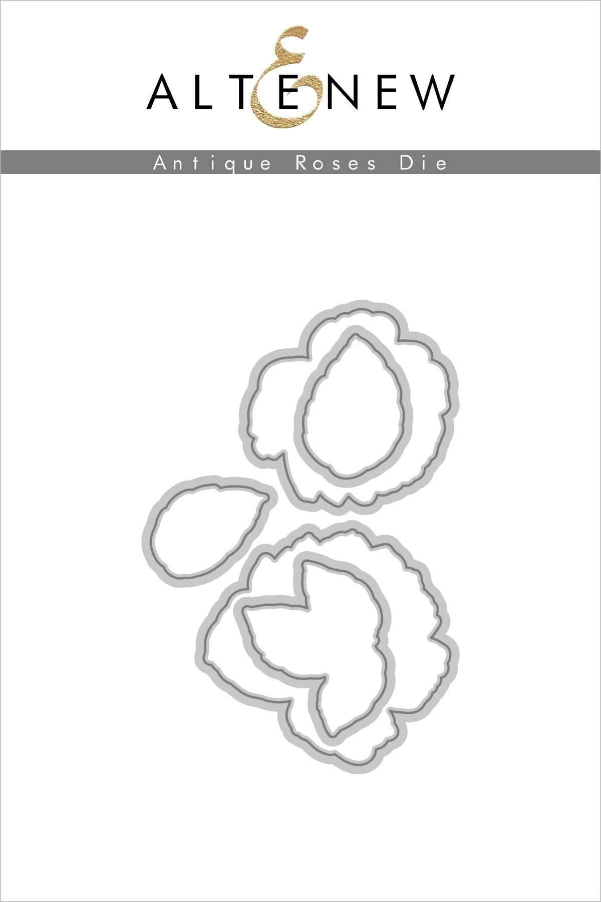 Part A-Glitz Art Craft Co.,LTD Dies Antique Roses Die Set