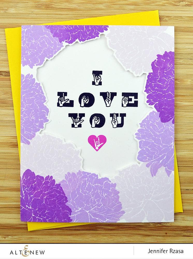 Part A-Glitz Art Craft Co.,LTD Dies ASL Love Die Set