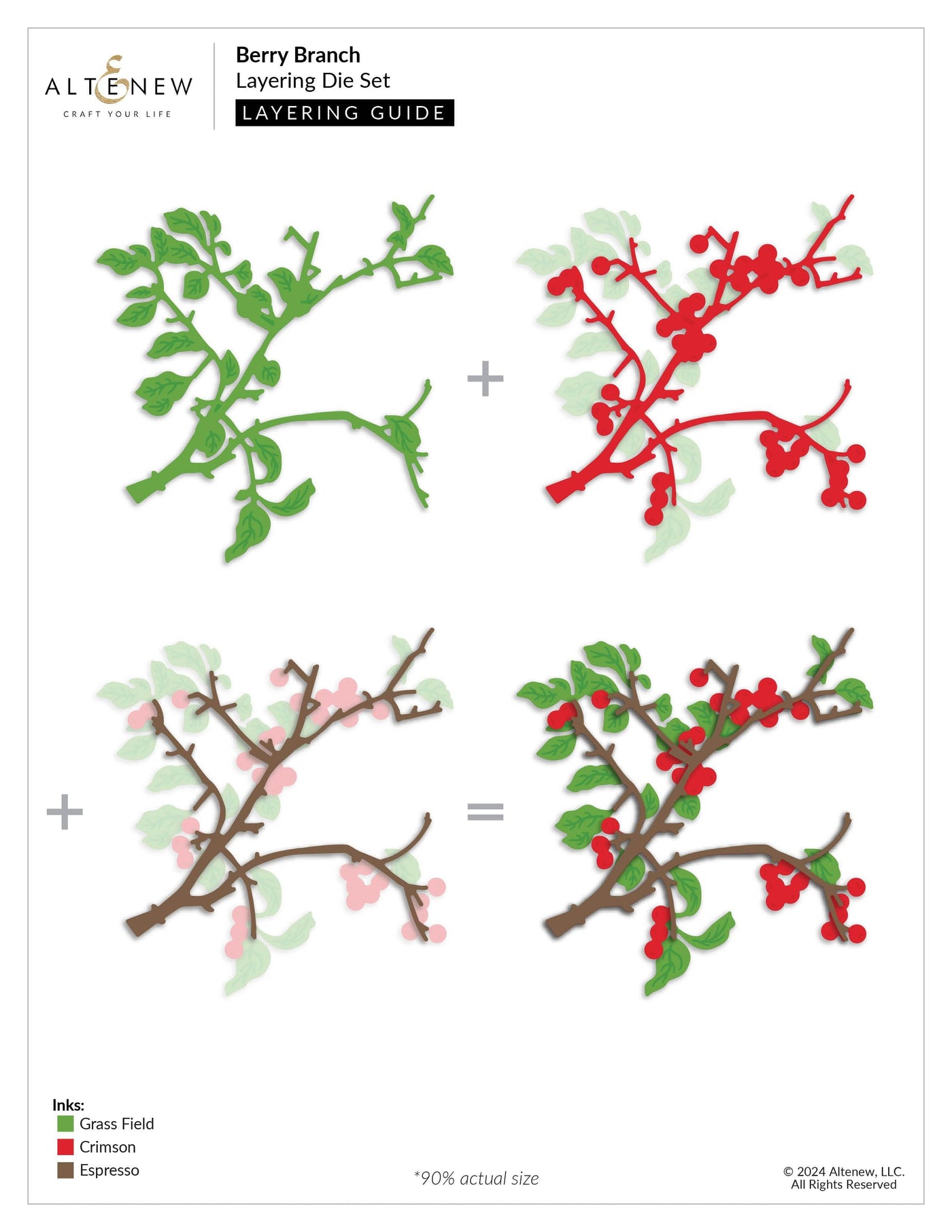 Berry Branch Layering Die Set