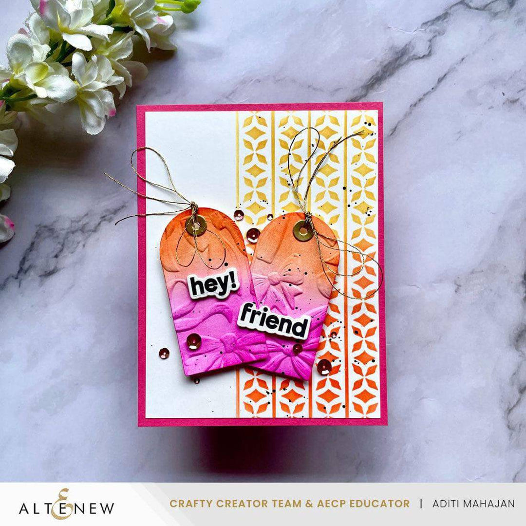 Best Wishes Tags Die Set