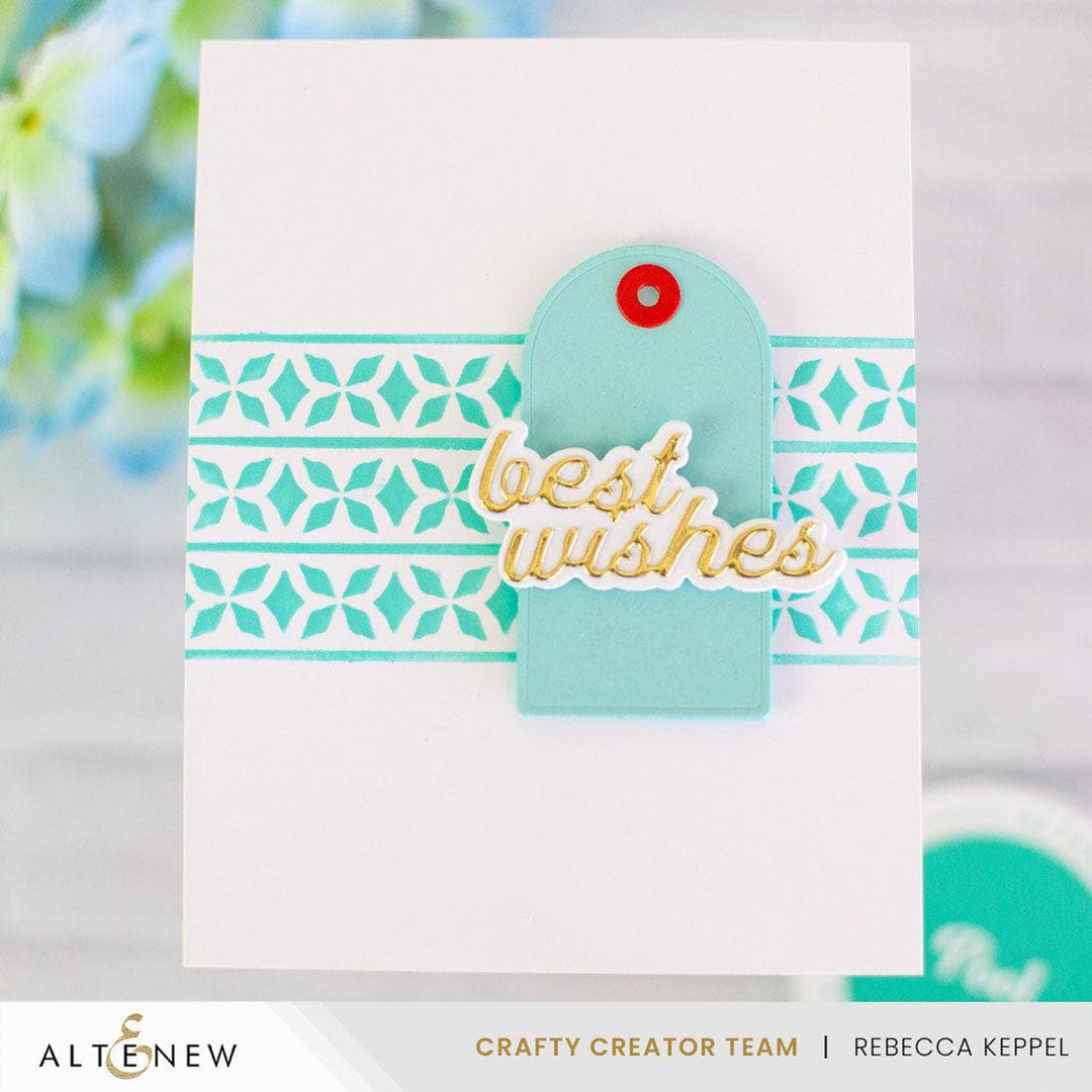 Best Wishes Tags Die Set