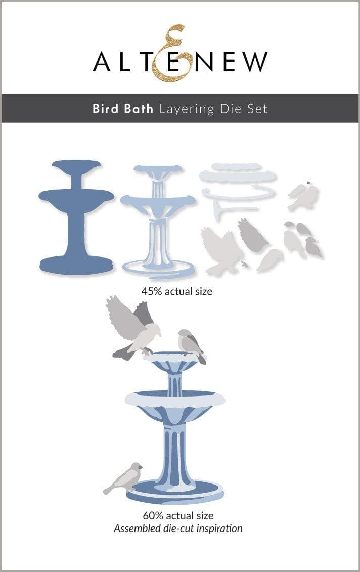 Part A-Glitz Art Craft Co.,LTD Dies Bird Bath Layering Die Set