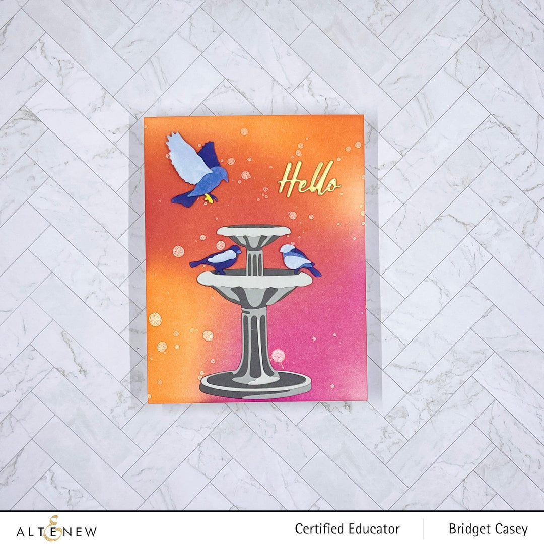 Part A-Glitz Art Craft Co.,LTD Dies Bird Bath Layering Die Set