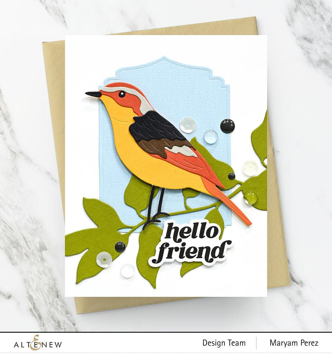 Part A-Glitz Art Craft Co.,LTD Dies Bird of the Mountain Die Set