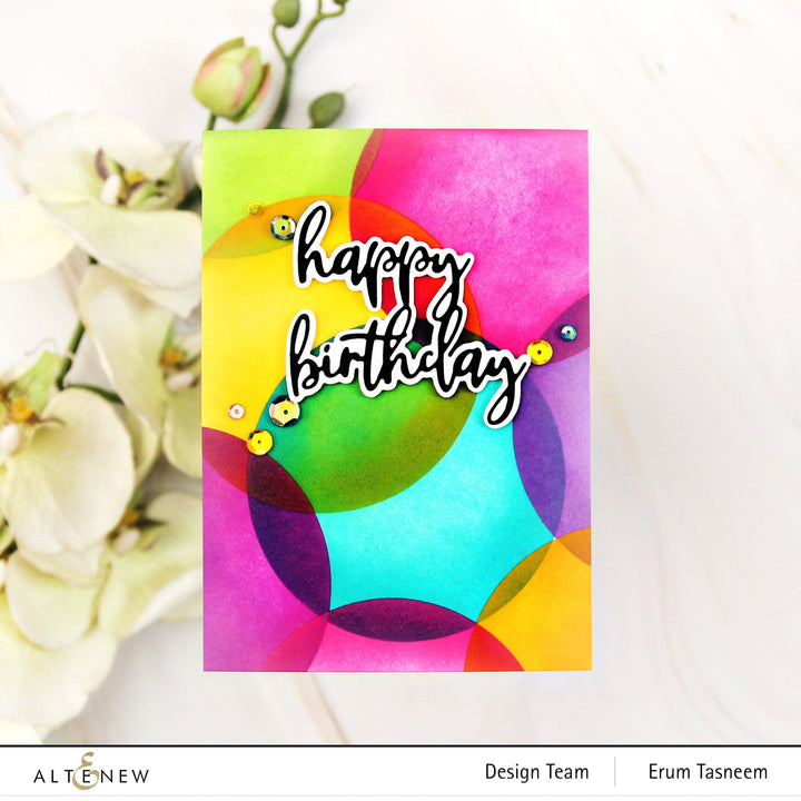 Part A-Glitz Art Craft Co.,LTD Dies Birthday Wish Die Set