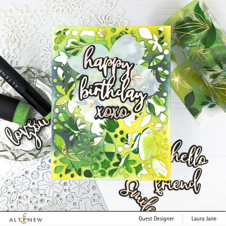 Part A-Glitz Art Craft Co.,LTD Dies Birthday Wish Die Set