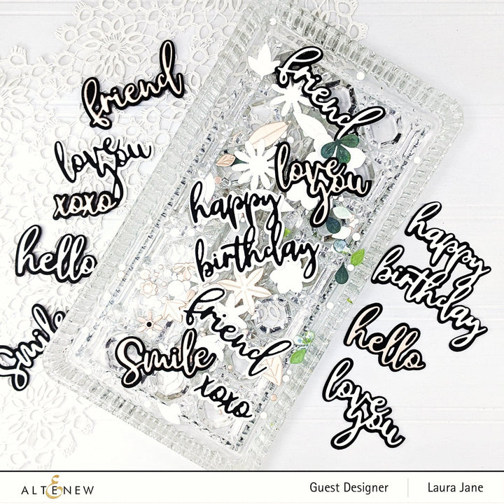 Part A-Glitz Art Craft Co.,LTD Dies Birthday Wish Die Set