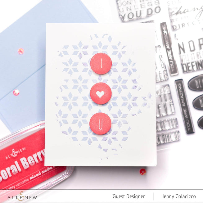 Part A-Glitz Art Craft Co.,LTD Dies Block Sentiments Die Set