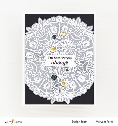 Part A-Glitz Art Craft Co.,LTD Dies Blooming Mandalas Die Set