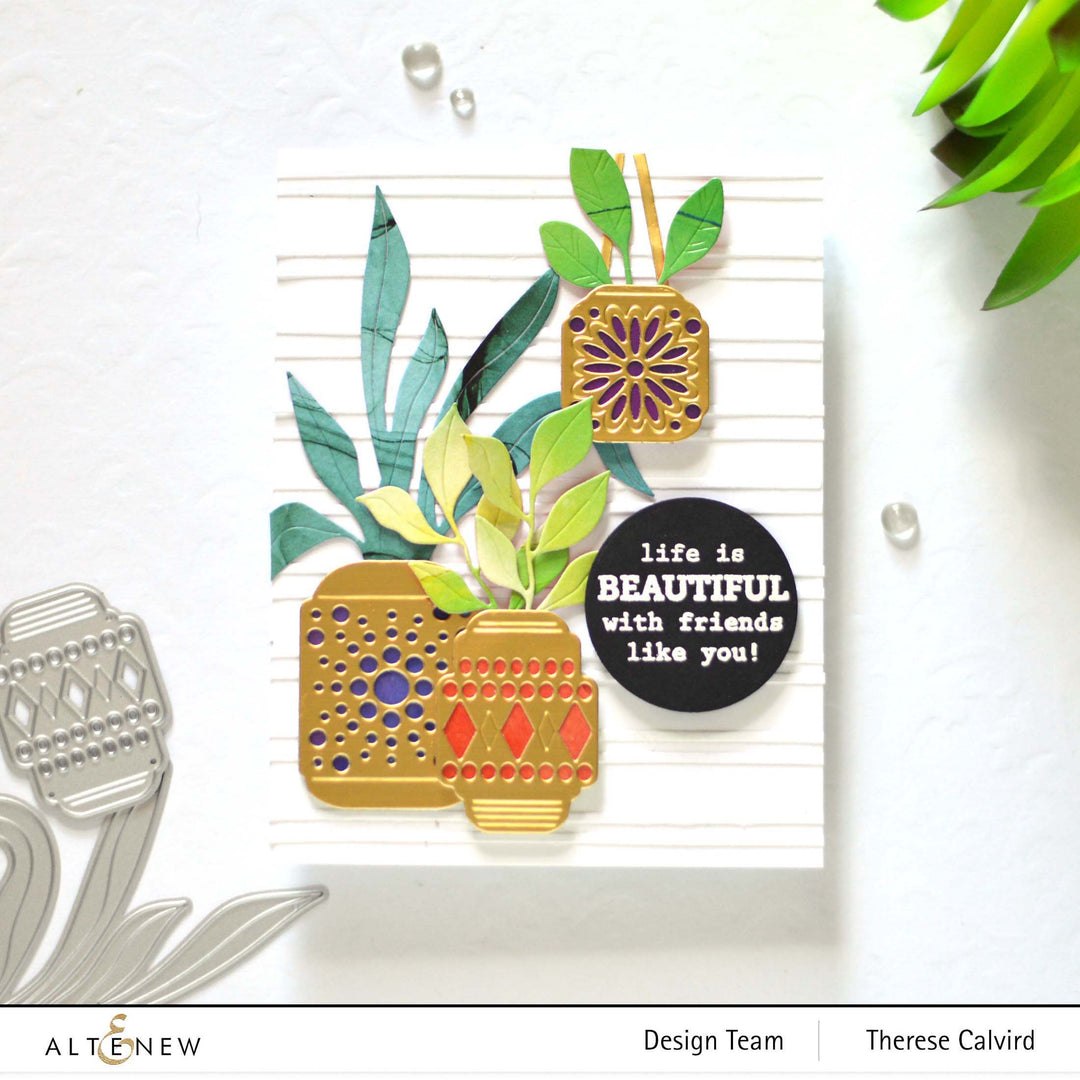 Part A-Glitz Art Craft Co.,LTD Dies Boho Vases Die Set