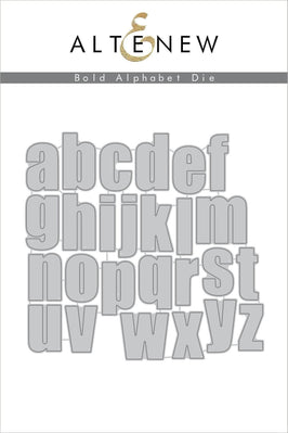 Part A-Glitz Art Craft Co.,LTD Dies Bold Alphabet Die Set