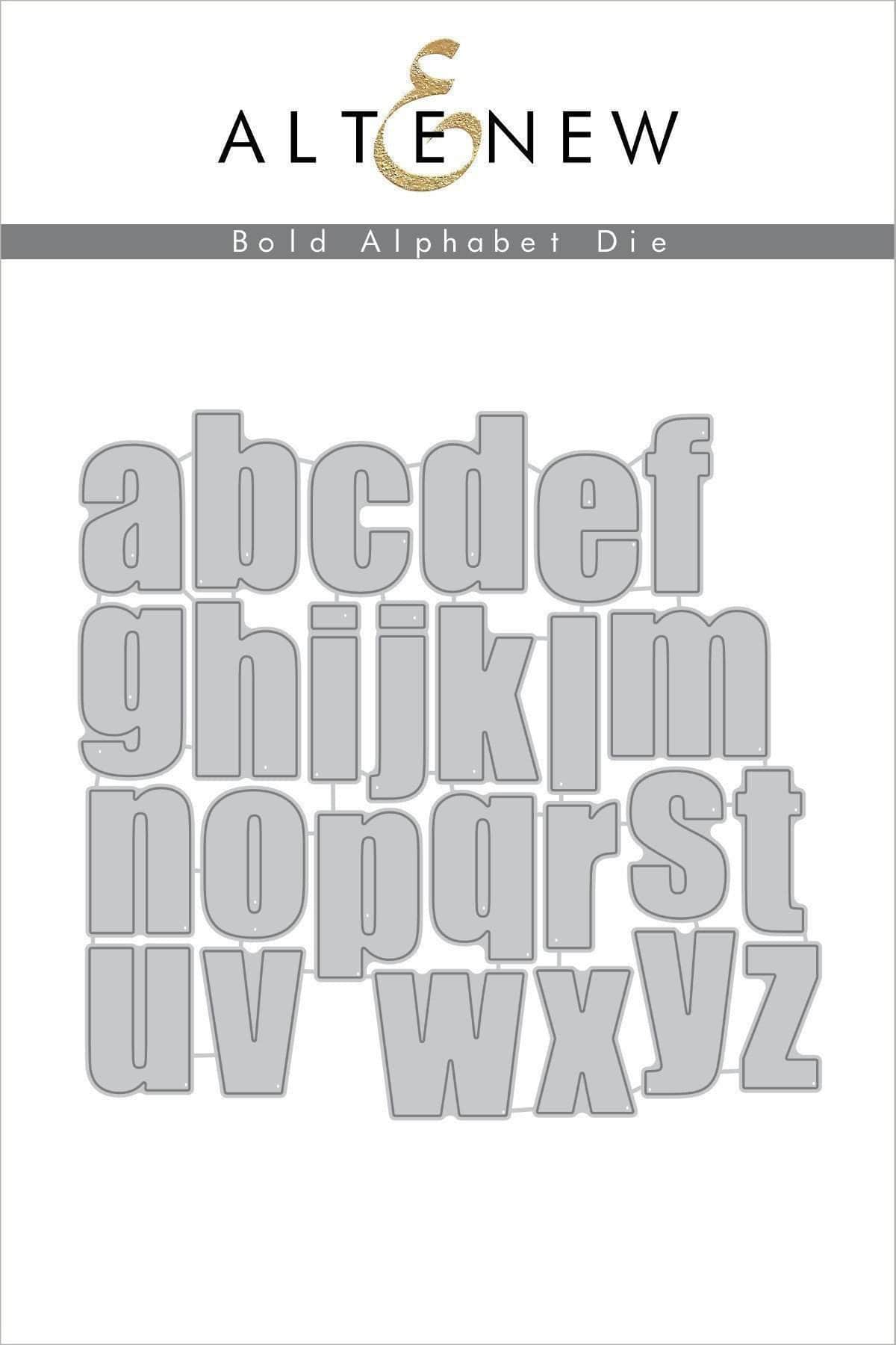 Part A-Glitz Art Craft Co.,LTD Dies Bold Alphabet Die Set