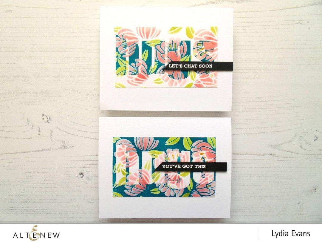 Part A-Glitz Art Craft Co.,LTD Dies Bold Alphabet Die Set