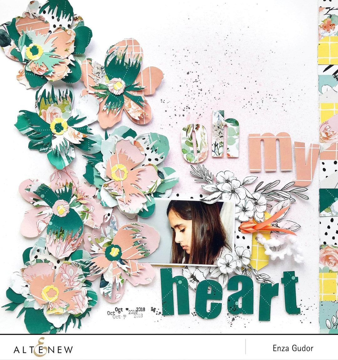 Part A-Glitz Art Craft Co.,LTD Dies Bold Alphabet Die Set