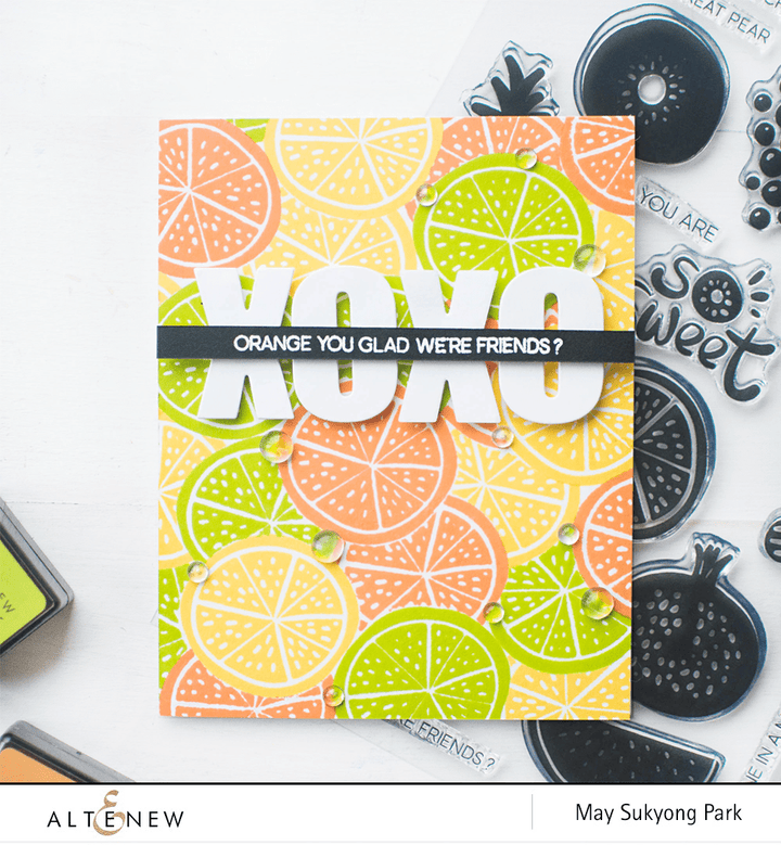 Part A-Glitz Art Craft Co.,LTD Dies Bold Alphabet Die Set